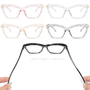 Нови горещи извънгабаритни очила с антисиня светлина, котешко око, квадратни дамски очила за четене, актуален дизайн, оптични компютърни очила