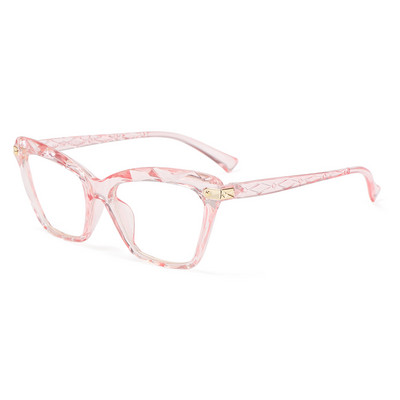 Új, forró, túlméretezett keret Anti kék fény macskaszem Szemüvegek Négyzet alakú női olvasószemüvegek Felkapott dizájn optikai számítógépes szemüvegek