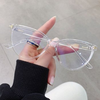 2023 модни дамски мъжки компютър анти-UV сини лъчи очила прозрачни лещи компютър очила очила грижа за зрението класически котешки очила