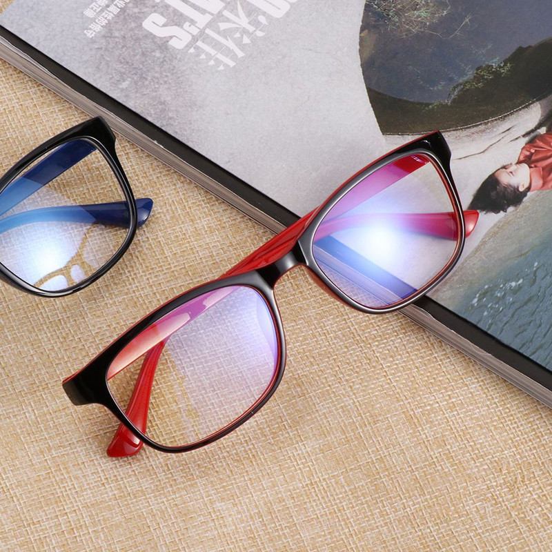 Retro vīriešu briļļu ietvars Mode datoru briļļu ietvars sievietēm pretzils gaiši caurspīdīgs caurspīdīgs rozā plastmasas rāmis