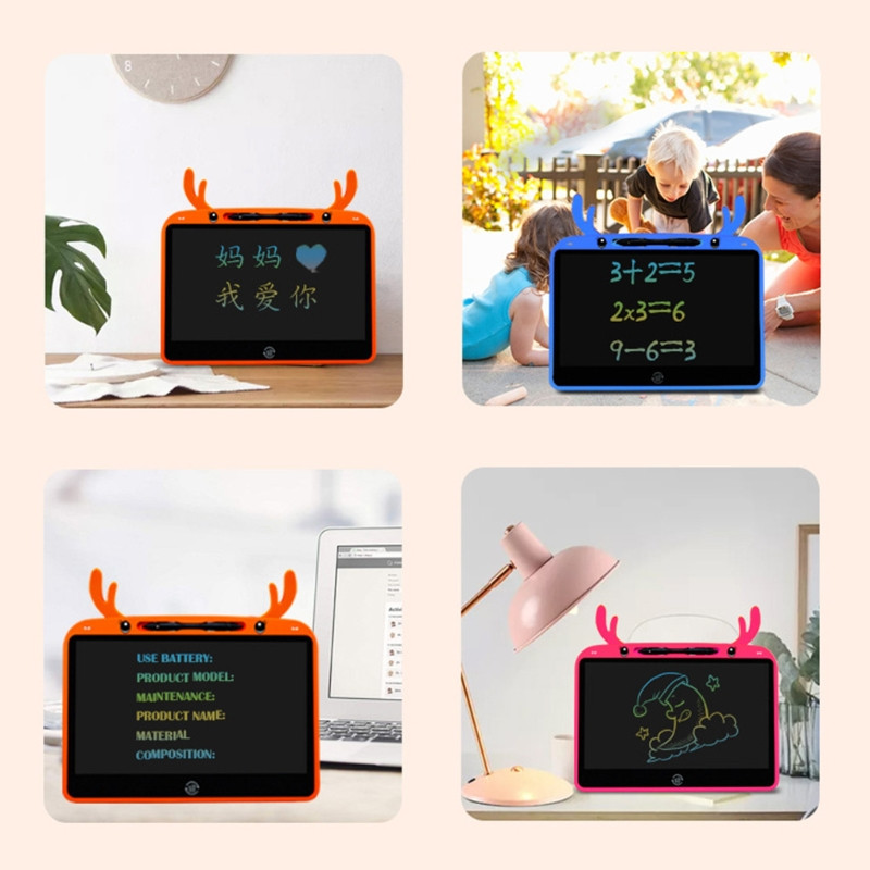 62KB Crtani grafiti Rukopisna ploča Dječji crteži Ručno oslikana ploča za pisanje Svjetlosna energija Mala ploča 13,5 inča