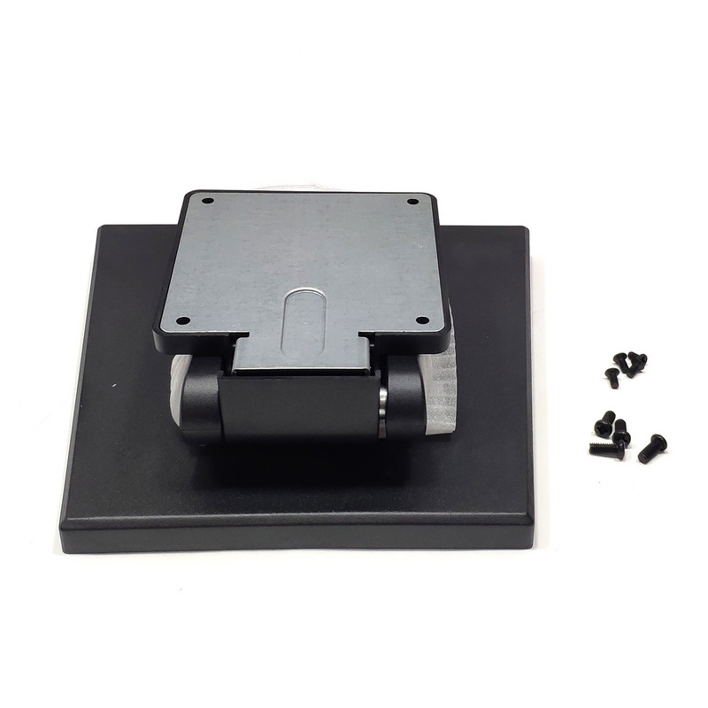 Mini VESA monitoriaus stovo laikiklis 75 mm sulankstomas stalinis metalinis pagrindas, sulankstomas kompiuterinis skystųjų kristalų ekranas, sulankstomas plokščias, vertikaliai stačias, nešiojamas sieninis kabykla