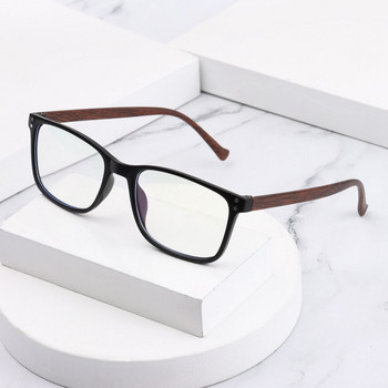 Очила за четене против синя светлина Жени Мъже Wood Grain Класически очила за пресбиопия Far Sight Vision Care +1.0~+4.0 Очила