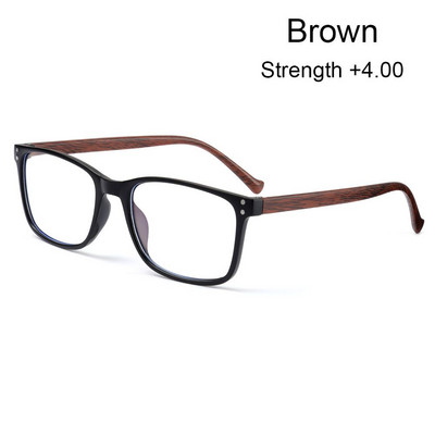 Γυαλιά ανάγνωσης Anti Blue Light Γυναικεία Ανδρικά Ξύλινα Γυαλιά Κλασικά Γυαλιά Πρεσβυωπίας Far Sight Vision Care +1,0~+4,0 Γυαλιά
