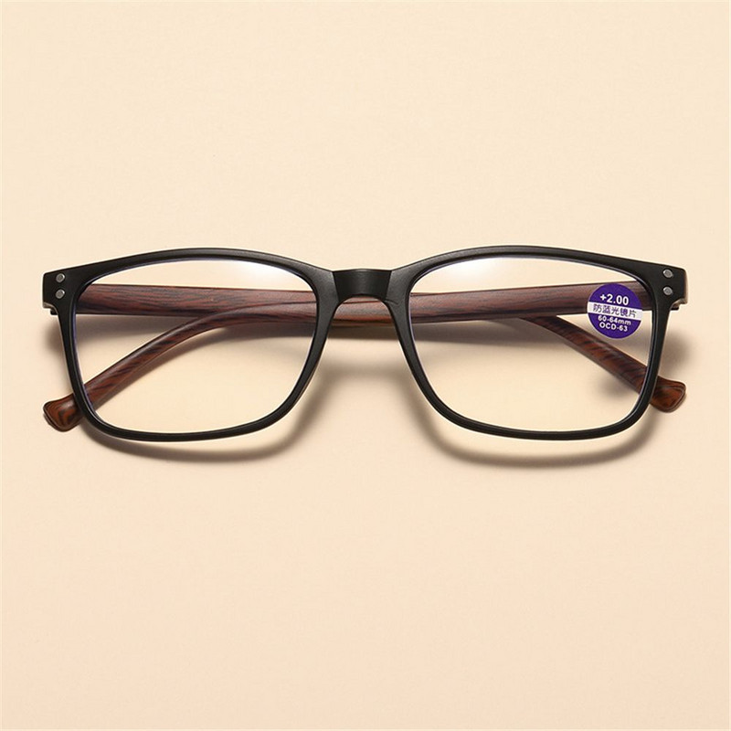 Γυαλιά ανάγνωσης Anti Blue Light Γυναικεία Ανδρικά Ξύλινα Γυαλιά Κλασικά Γυαλιά Πρεσβυωπίας Far Sight Vision Care +1,0~+4,0 Γυαλιά