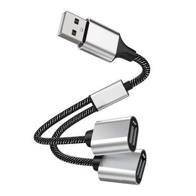 RYRA USB C Hub 4 prievadas C tipo šakotuvas USB 2.0 skirstytuvas didelės spartos OTG adapteris nešiojamas keitiklis, skirtas asmeniniam kompiuteriui, telefonui, nešiojamam kompiuteriui