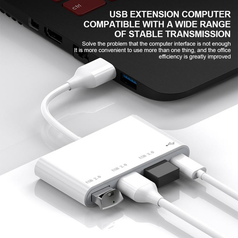RYRA 4 az 1-ben USB3.0 C hub 4 portos USB 3.0 USB 2.0 Type-c Extender USB Multi-splitter Adapter OTG PC számítógéphez