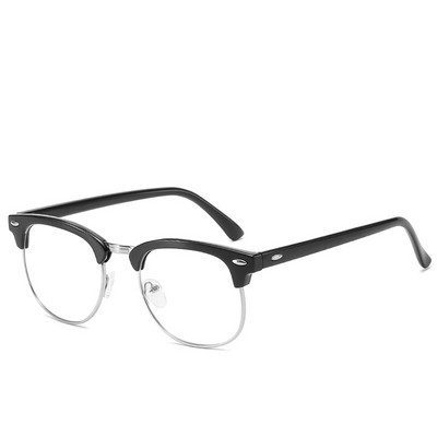 Férfi Retro Anti Blue Light számítógépes szemüvegek Olvasó- és Játékszemüvegek 2023 Klasszikus Félkeret nélküli Anti Blue Light szemüvegek