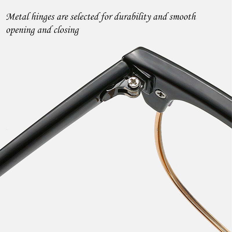 Férfi Retro Anti Blue Light számítógépes szemüvegek Olvasó- és Játékszemüvegek 2023 Klasszikus Félkeret nélküli Anti Blue Light szemüvegek