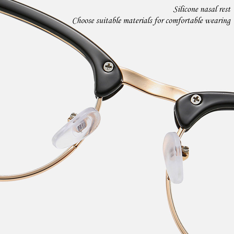 Férfi Retro Anti Blue Light számítógépes szemüvegek Olvasó- és Játékszemüvegek 2023 Klasszikus Félkeret nélküli Anti Blue Light szemüvegek