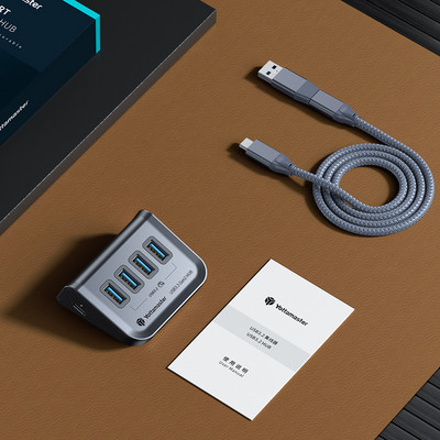 Yottamaster USB C HUB de tip C la 10 Gbps USB 3.1 Adaptor Stație de andocare multifuncțională pentru MacBook Air M1 M2 USB Splitter