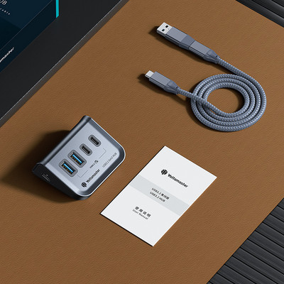 Yottamaster USB C HUB de tip C la 10 Gbps USB 3.1 Adaptor Stație de andocare multifuncțională pentru MacBook Air M1 M2 USB Splitter