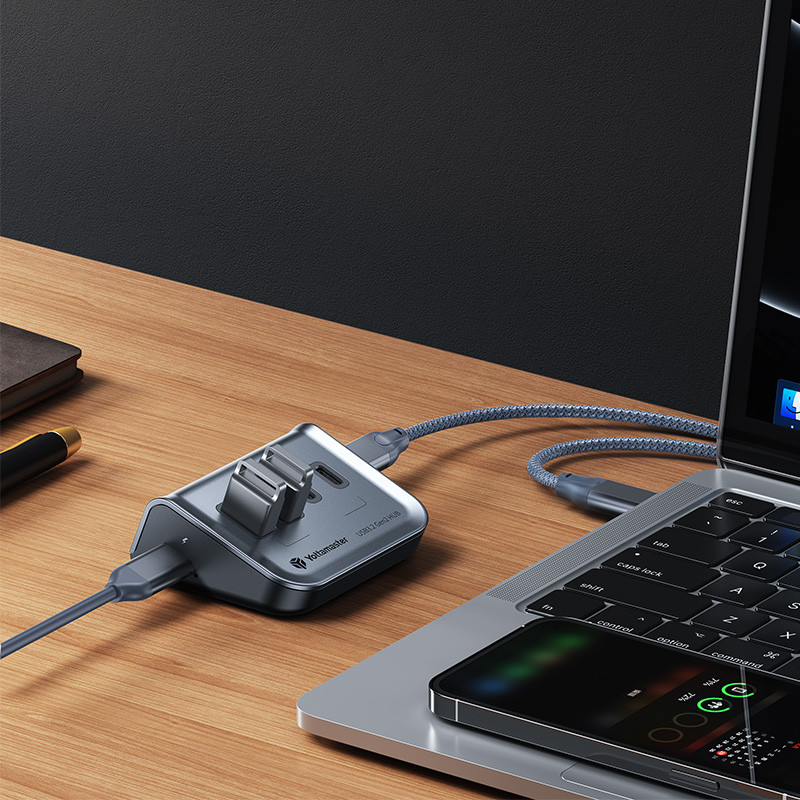Yottamaster USB C HUB de tip C la 10 Gbps USB 3.1 Adaptor Stație de andocare multifuncțională pentru MacBook Air M1 M2 USB Splitter