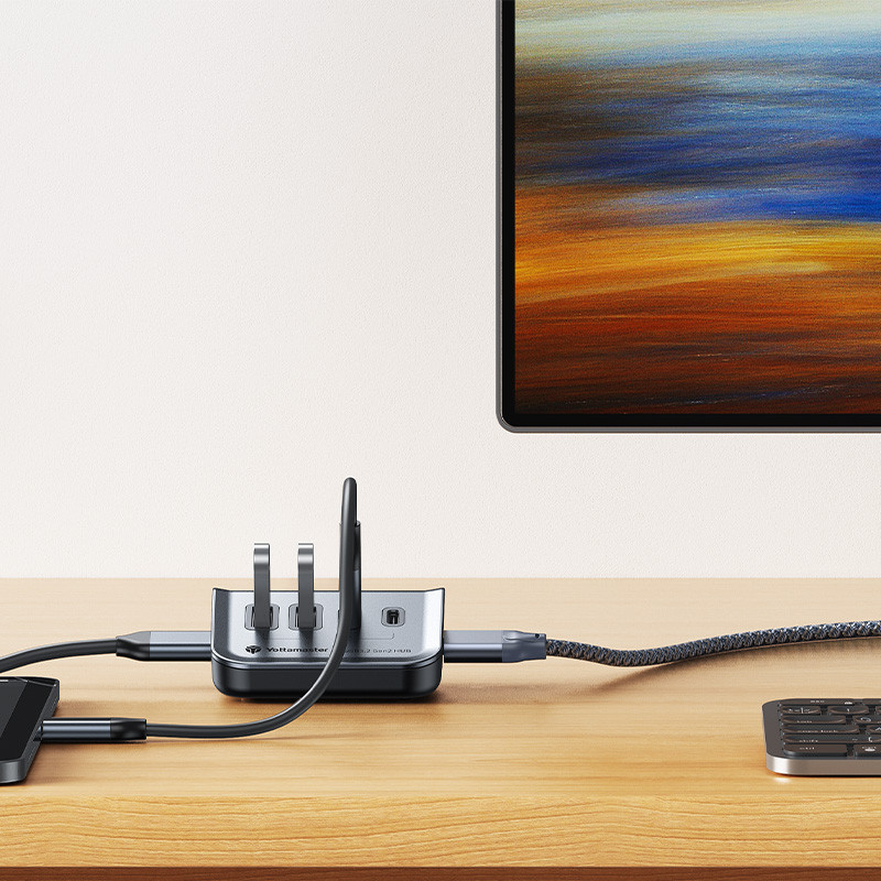 Yottamaster USB C HUB de tip C la 10 Gbps USB 3.1 Adaptor Stație de andocare multifuncțională pentru MacBook Air M1 M2 USB Splitter