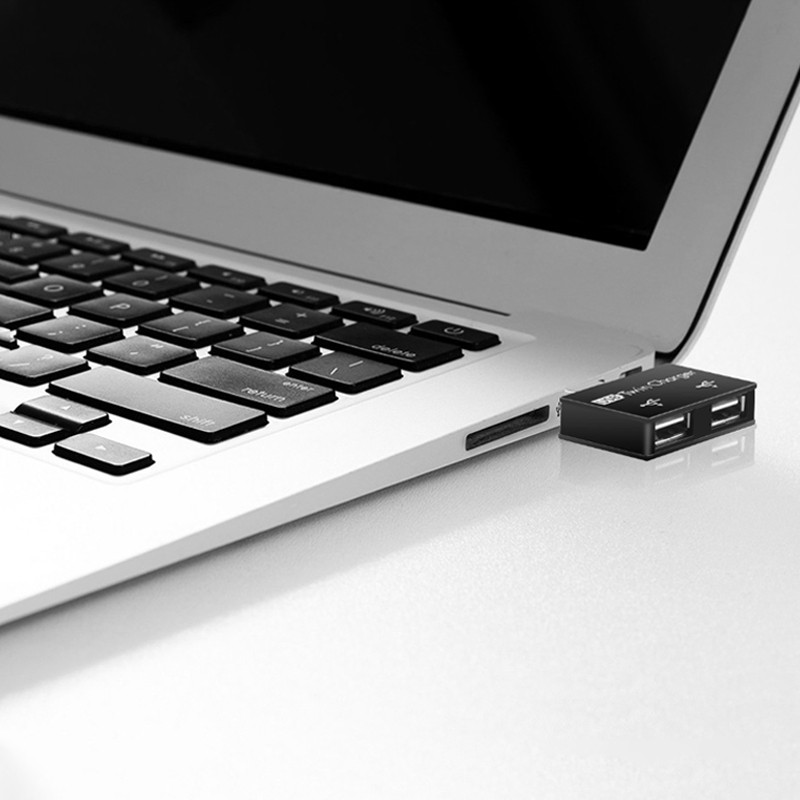 USB2.0 skirstytuvas, 1 kištukas ir 2 prievadas, USB šakotuvo adapterio keitiklis, skirtas telefono nešiojamojo kompiuterio periferiniams įrenginiams Kompiuterio įkrovimo priedai
