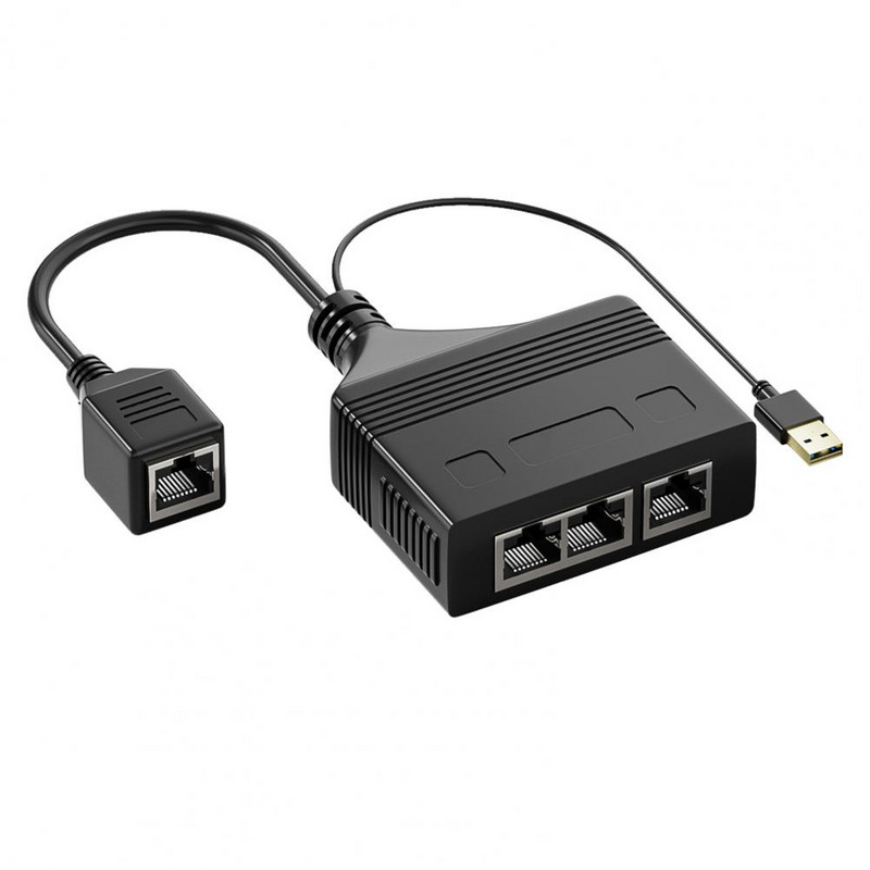 Tīkla sadalītāja plaša saderība 100Mbps LAN tīkla sadalītājs Plug Play Triecienizturīgs interneta sadalītājs Biroja lietošanai