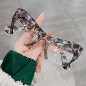 Puskadra pretzilas gaišas brilles sievietēm vīriešiem liela izmēra optiskā acu aizsardzība īpaši vieglas brilles biroja datora aizsargbrilles