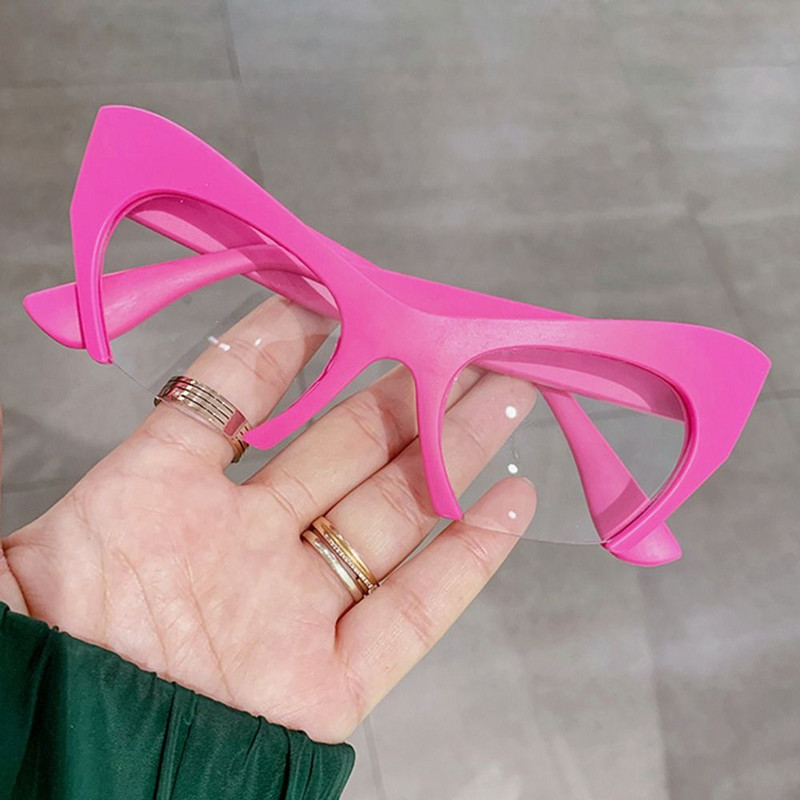 Puskadra pretzilas gaišas brilles sievietēm vīriešiem liela izmēra optiskā acu aizsardzība īpaši vieglas brilles biroja datora aizsargbrilles