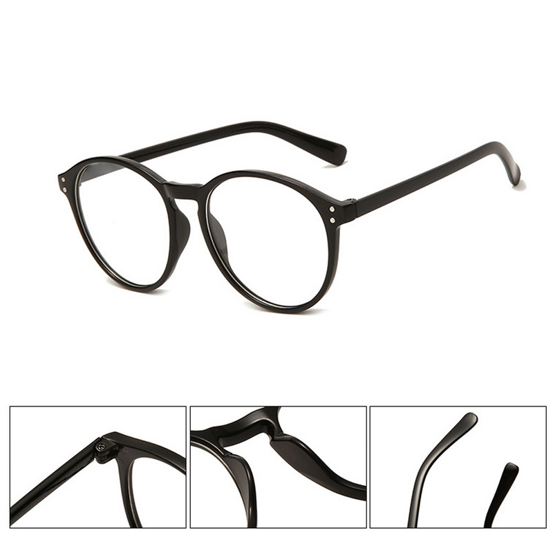 2021 New Fashion Office Anti Blue Light Leopard Print Brilles Dators Sieviešu Blue Blocking Gaming Vīriešu Brilles Apaļš rāmis -1.