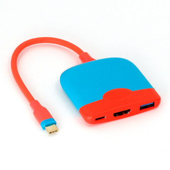 3 σε 1 Switch Docking Station Type-C σε HDMI-συμβατό PD Charging Docking USB3.0 for Nintendo Switch