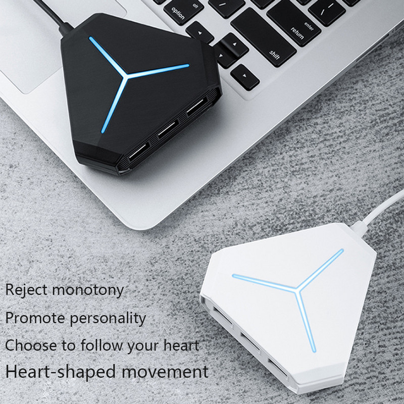 USB-jaotur USB 3.0 jaotur USB-jaotur Multi-USB 2.0/3.0 kaardilugeja kõrvaklappide mikrofoni pesa 6 pordi jaotur lauaarvuti sülearvuti jaoks