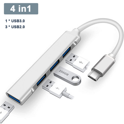 8 viename USB C šakotuvo doko stoties Type-C skirstytuvo adapteris su PD Charge RJ45 Ethernet 4K HDMI TF/SD kortele, skirta Macbook Air/Pro nešiojamajam kompiuteriui