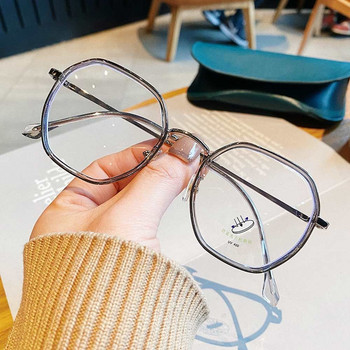 Έγχρωμα τετράγωνα γυαλιά αντι-μπλε φωτός Γυναικεία Ανδρικά Υπερμεγέθη οπτικό πλαίσιο Προστασία ματιών Εξαιρετικά ελαφρύ γυαλιά γραφείου για υπολογιστή