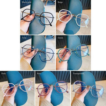 Цветни квадратни очила против синя светлина Жени Мъже Извънгабаритна оптична рамка Защита на очите Ултра леки очила за офис компютър