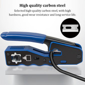 Presstangid Professionaalsed kaablieemaldajad Kulumiskindel tester Põrkmehhanismid Tööriistad Traaditang läbiava konnektori jaoks