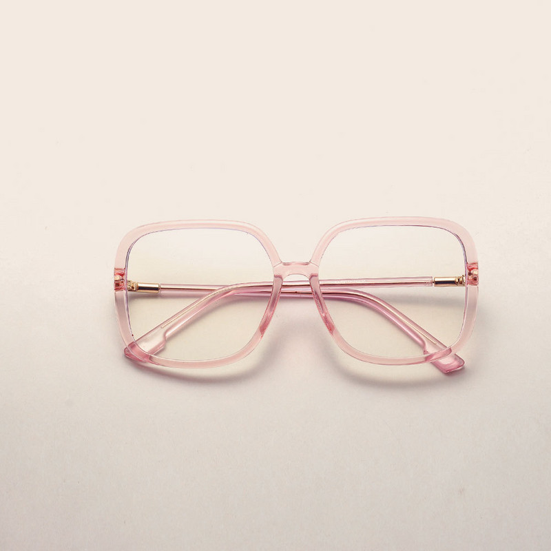 mėlyni šviesūs akinių rėmeliai kompiuterio akiniai akiniai Big Square skaidrūs moteriški akinių rėmeliai 2019 Optiniai rėmeliai