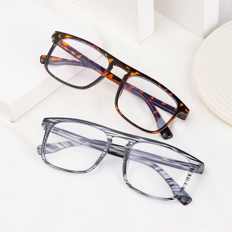 1 τεμ. Νέα γυαλιά αντι-μπλε φωτός Γυναικεία Ανδρικά Vintage τετράγωνα μεγάλος σκελετός Προστασία ματιών Ultra Light Jelly Color γυαλιά υπολογιστή