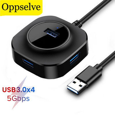 Multi USB HUB 3.0,4 Ports All In One Hub 2.0 3.0 Adapter Expander For Hard Drives USB Flash Drive Mouse Keyboard Extend Adapter