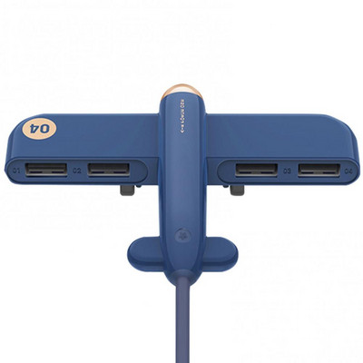 Aircraft Shape USB 2.0 Expander 4-Port Data Hub Splitter για φορητό υπολογιστή υπολογιστή