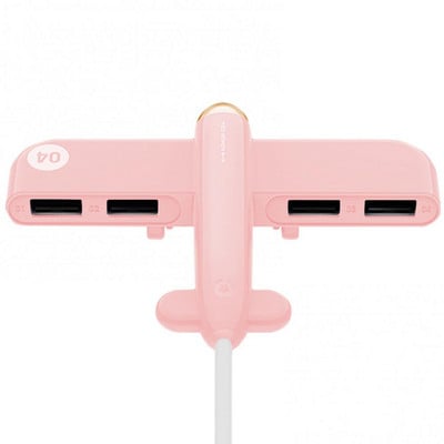Aircraft Shape USB 2.0 Expander 4-Port Data Hub Splitter για φορητό υπολογιστή υπολογιστή