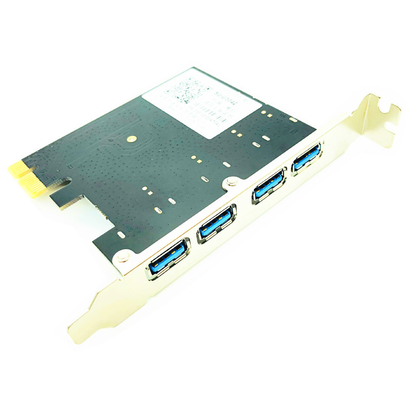 4 prievadų USB 3.0 PCI-E išplėtimo plokštė PCI Express PCIe USB 3.0 HUB adapteris 4 prievadų USB3.0 valdiklis USB 3 0 PCI ir PCIe Express 1X
