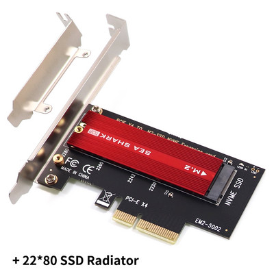 M.2 NVMe SSD NGFF į PCIE X4 adapteris M rakto sąsajos plokštė Palaikymas PCI-e PCI Express 3.0 x4 2230-2280 Dydis m.2 m2 pcie adapteris