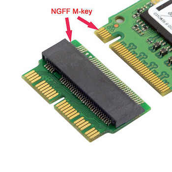 SSD адаптер M2 към SSD за Macbook Air 2013 2014 2015 M.2 MKey PCIe X4 NGFF към SSD за лаптоп Apple за Macbook Air SSD адаптер