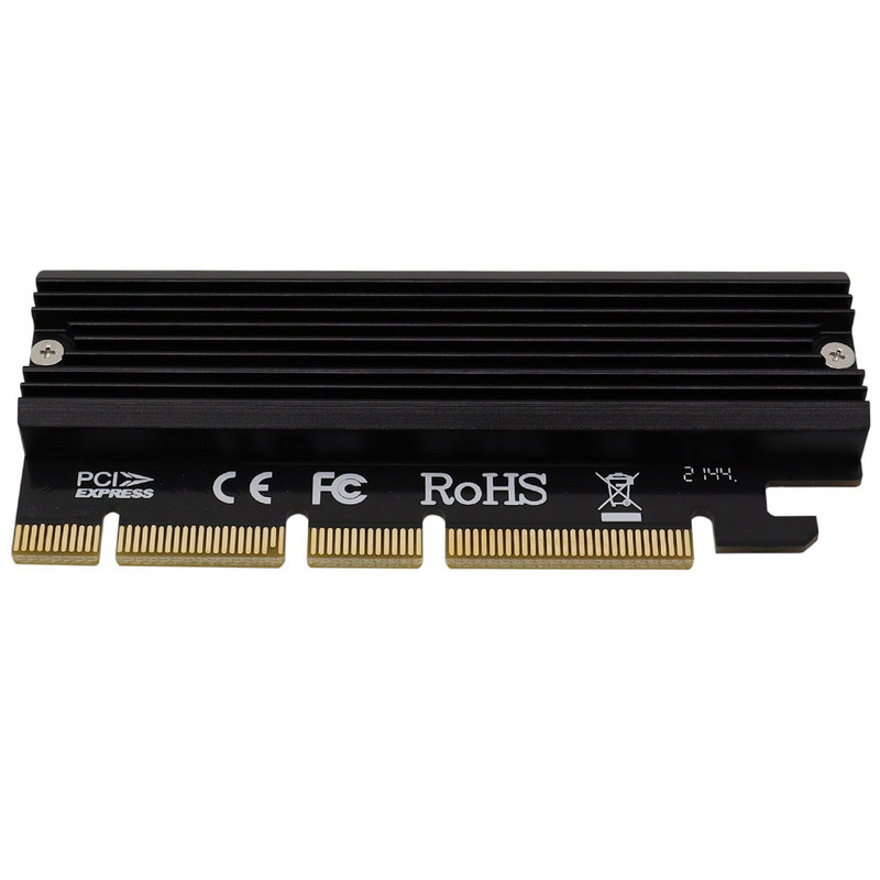 NVMe M2 adapteris M.2 M raktas 2230 2242 2260 2280 SSD į PCI-e 3.0 keitiklio kortelės palaikymas PCIE X4 X8 X16