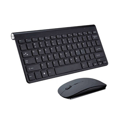 Hot Slim pārnēsājama mini bezvadu ar Bluetooth saderīga tastatūra 24 GHz tastatūra un pele planšetdatoram