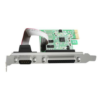 Rozširujúca karta s dvojitým sériovým portom RS232 COM na PCI Express, adaptér PCIE DB9, čip AX99100 pre stolné počítače