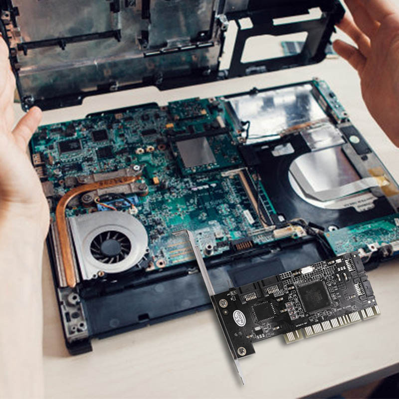 3114 Array kortelės SATA išplėtimo kortelė 4 prievadų išplėtimo PCI į SATA konvertavimo kortelė