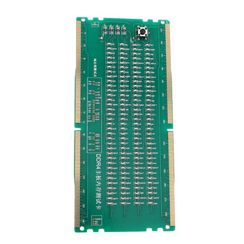 Δοκιμαστική κάρτα 2X DDR4 Έξοδος μνήμης RAM Έξοδος LED Desktop Motherboard Repair Analyzer Tester
