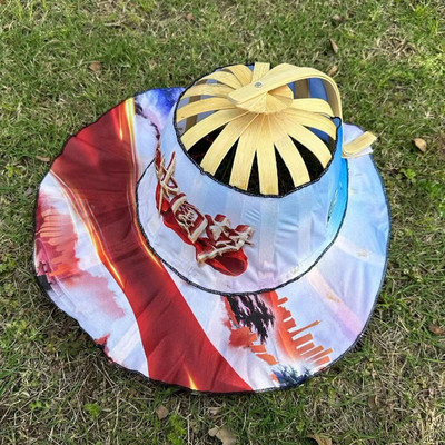 2 u 1 prijenosni ljetni suncobrani, kape protiv čučnjeva, sklopivi šešir od bambusa, modni višenamjenski šeširi za sunčanje sa širokim obodom za putovanja