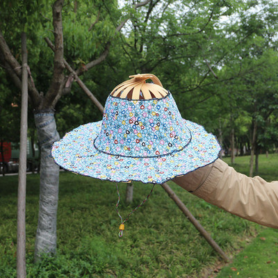 2 u 1 prijenosni ljetni suncobrani, kape protiv čučnjeva, sklopivi šešir od bambusa, modni višenamjenski šeširi za sunčanje sa širokim obodom za putovanja