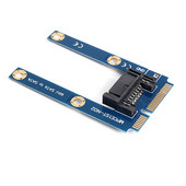 50 mm Mini pcie mPCIE PCI-E mSATA SSD į SATA 7 kontaktų HDD kietasis diskas PCBA adapterio adapteris MSATA testavimo PCB įrankiai
