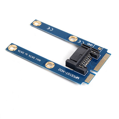 Mini pcie 50 mm mPCIE PCI-E mSATA SSD σε SATA 7pin HDD Μονάδα σκληρού δίσκου Προσαρμογέας PCBA προσαρμογέα MSATA Εργαλεία PCB δοκιμής