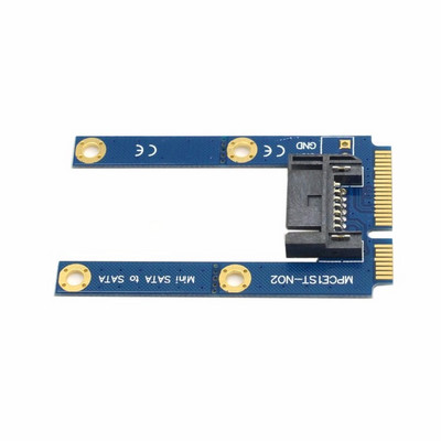 50 mm Mini pcie mPCIE PCI-E mSATA SSD į SATA 7 kontaktų HDD kietasis diskas PCBA adapterio adapteris MSATA testavimo PCB įrankiai