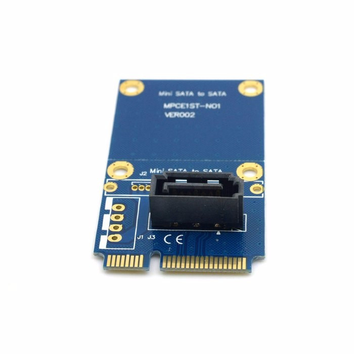 50 mm Mini pcie mPCIE PCI-E mSATA SSD į SATA 7 kontaktų HDD kietasis diskas PCBA adapterio adapteris MSATA testavimo PCB įrankiai