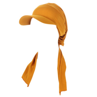 2023 m. nauja turbano kepurė moterims Chemo kepurės Minkšti tamprūs turbanai Musulmoniški hidžabai Nugaros kaklaraiščiai Užsegimo madingi momentiniai hidžabai