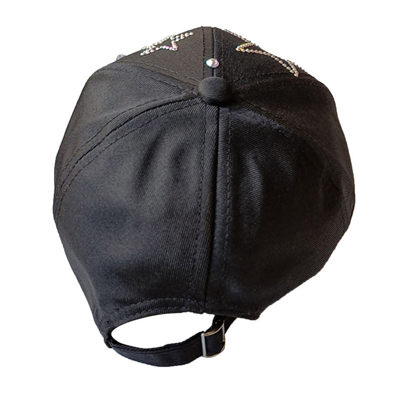 Medvilniniai skalbti unisex smailūs kepuraičiai žvaigždžių kepuraitės madingi dangteliai nuo saulės Apsauga nuo saulės beisbolo kepurės ir kasdieniai drabužiai